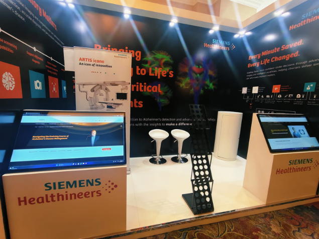 Siemens Healthineers Exhibition Kiosk