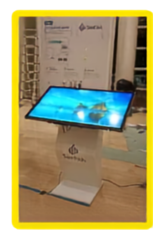Sewa TV Touchscreen 50 Inch Podium